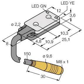 Turck Lichttaster VS2AP5CV30Q5 3066161 1St.
