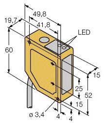 Turck Triangulations-Lichttaster Q50AVNY 3063877 1St.