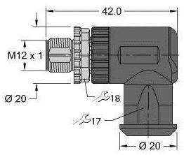 Turck 100002291 Sensor-/Aktor-Steckverbinder, unkonfektioniert 1 St.