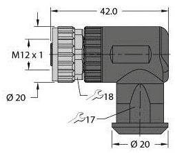 Turck 100002287 Sensor-/Aktor-Steckverbinder, unkonfektioniert 1 St.