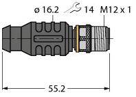 Turck 6914591 Sensor-/Aktor-Steckverbinder, Zubehör 1St.