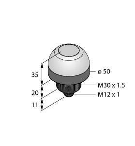 Turck Bestückungssensor K50ABT2WGHQ 3801688