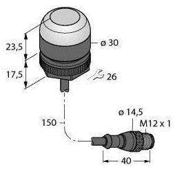 Turck Bestückungssensor K30APT2FOXDQP 3800961