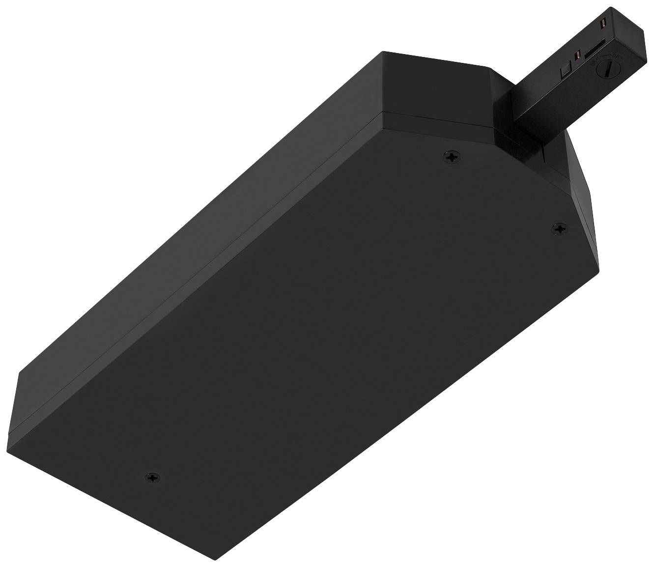 SLV Track Niedervolt-Schienensystem-Komponente Trafo-Gehäuse Schwarz 1007083 48V TRACK