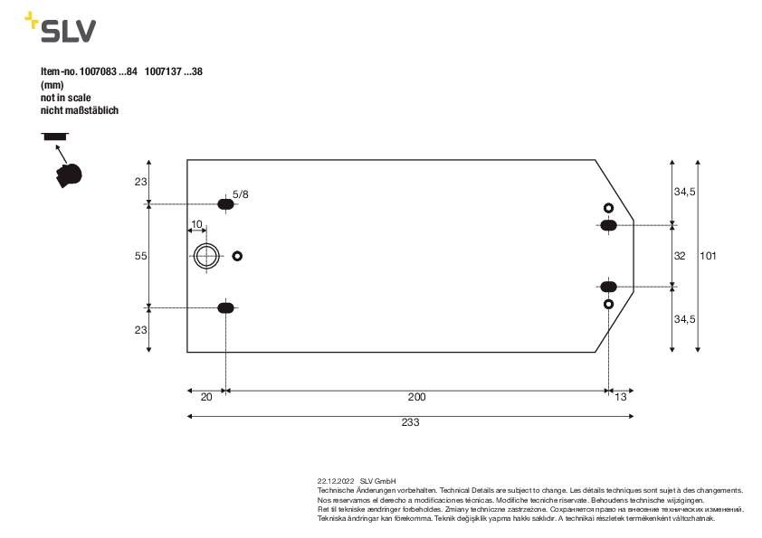 SLV Track Niedervolt-Schienensystem-Komponente Trafo-Gehäuse Weiß 1007084 48V TRACK