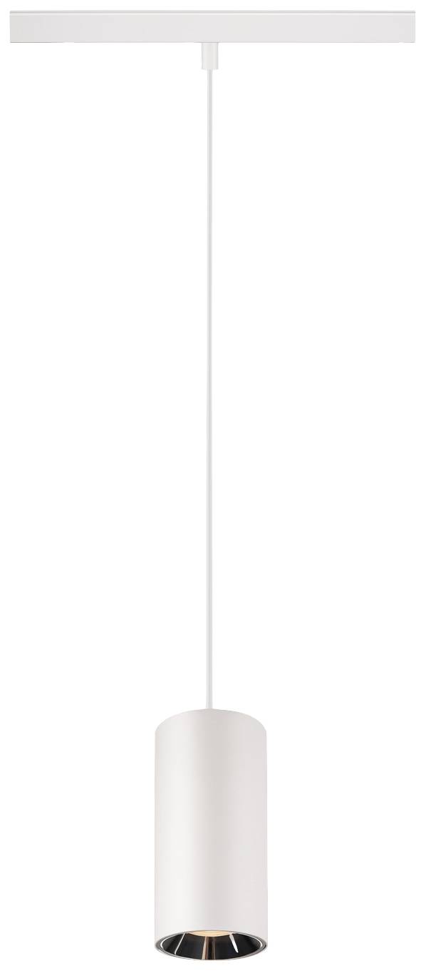 SLV NUMINOS S LED-Pendelleuchte Track 16W LED Weiß, Chrom