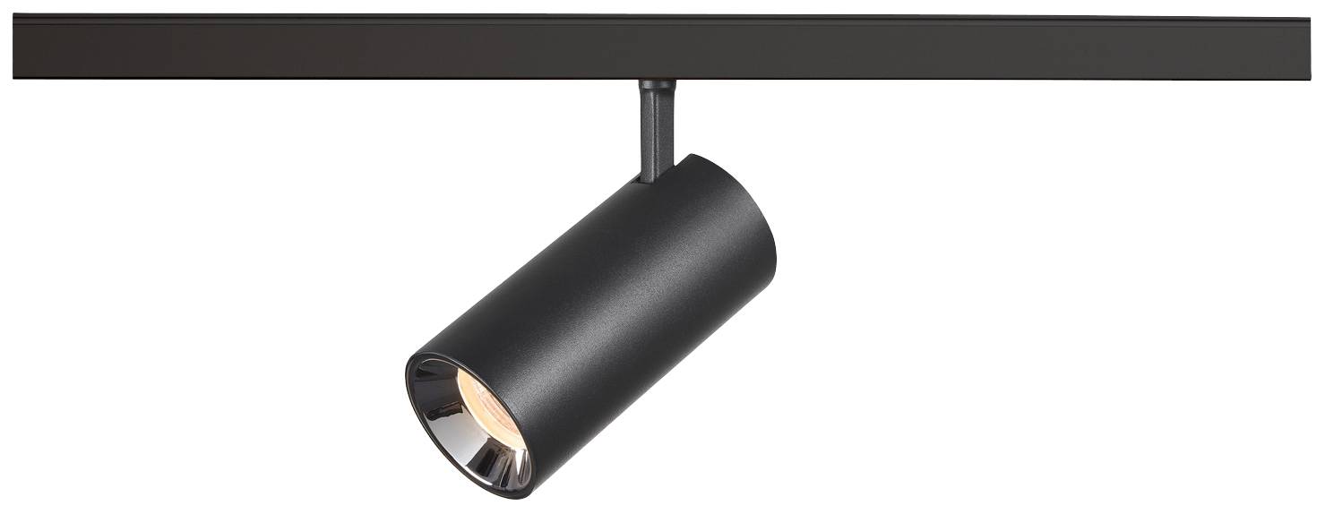SLV NUMINOS S Niedervolt-Schienensystem-Leuchte Track 16W LED Schwarz, Chrom