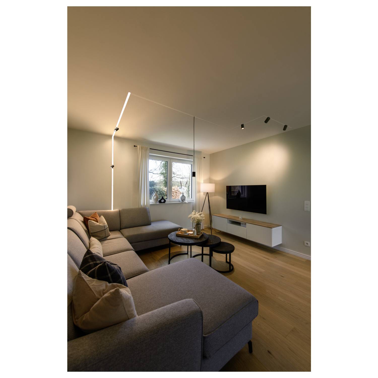 SLV IN-LINE 44 Niedervolt-Schienensystem-Leuchte Track 14W LED Schwarz