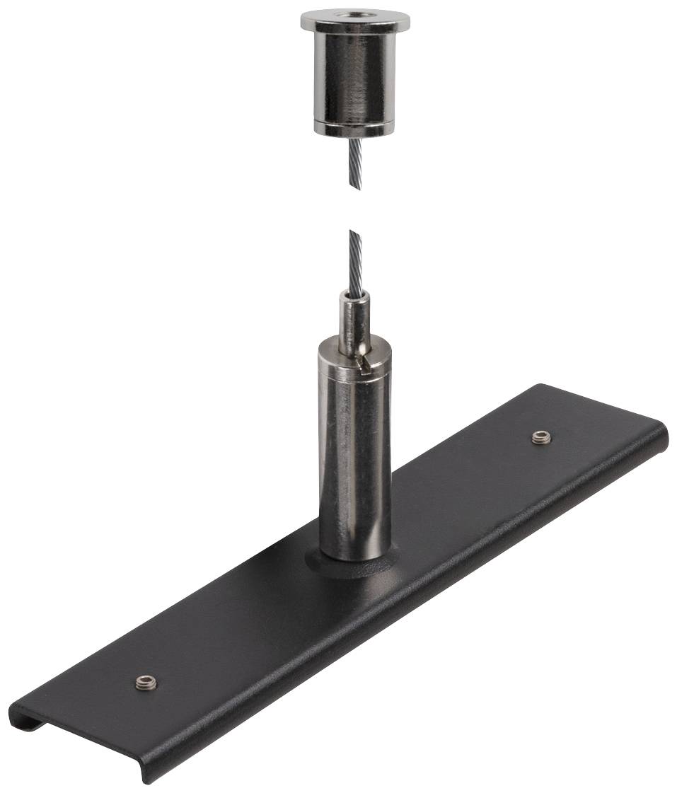 SLV Niedervolt-Schienensystem-Komponente Abhängeset Schwarz 1006603 48V TRACK