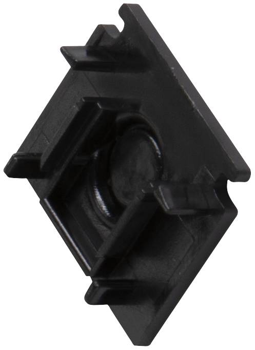 SLV Track Niedervolt-Schienensystem-Komponente Endkappe Schwarz 1006593 48V TRACK
