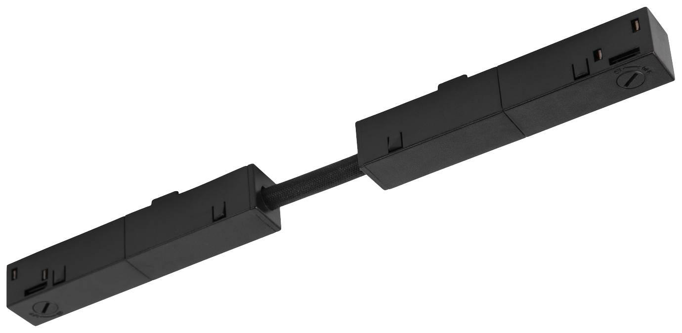 SLV Track Niedervolt-Schienensystem-Komponente Flexverbinder Schwarz 1006573 48V TRACK