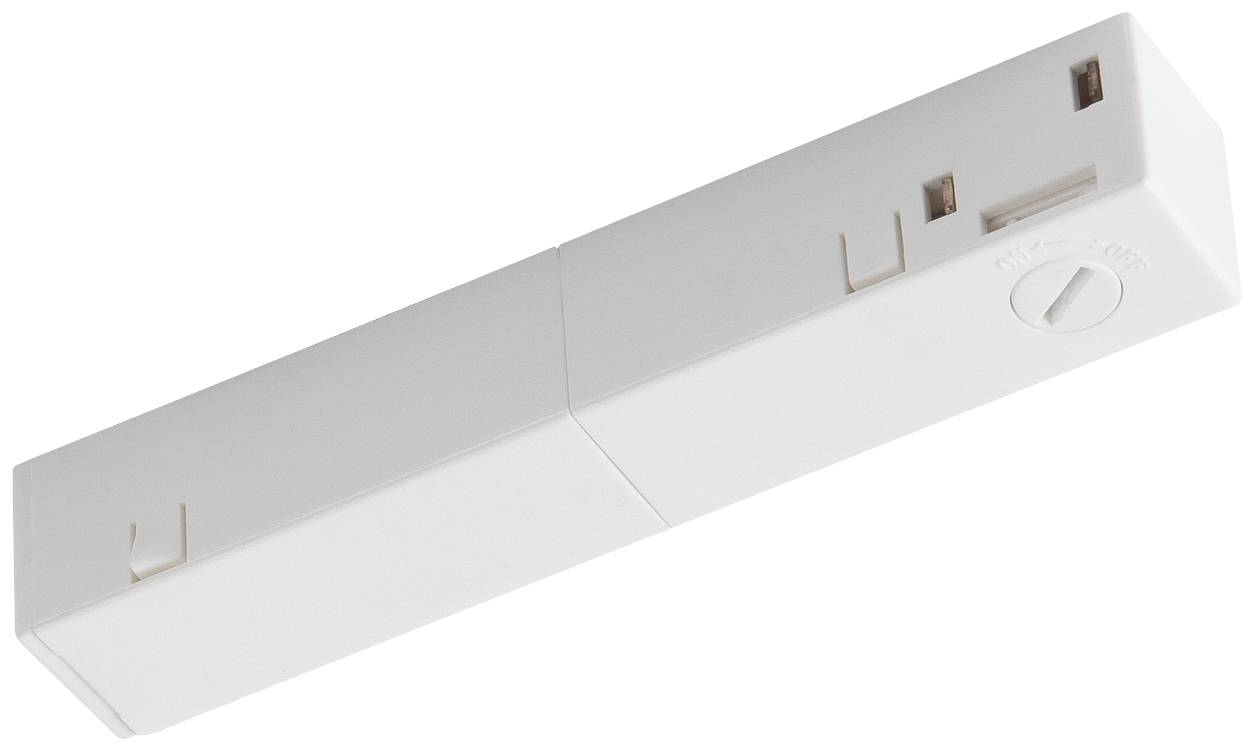 SLV Track Niedervolt-Schienensystem-Komponente Endeinspeiser Weiß 1006566 48V TRACK Endeinspeiser links