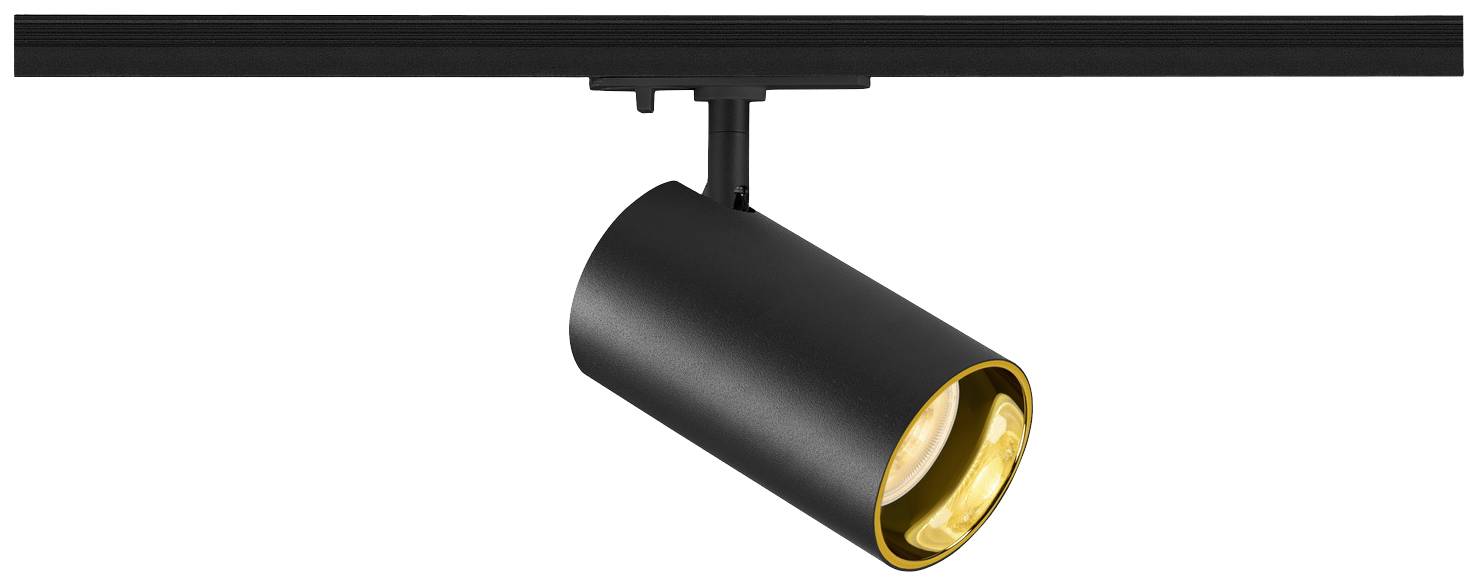 SLV ASTO TUBE Niedervolt-Schienensystem-Leuchte 1phasig GU10 10W Schwarz