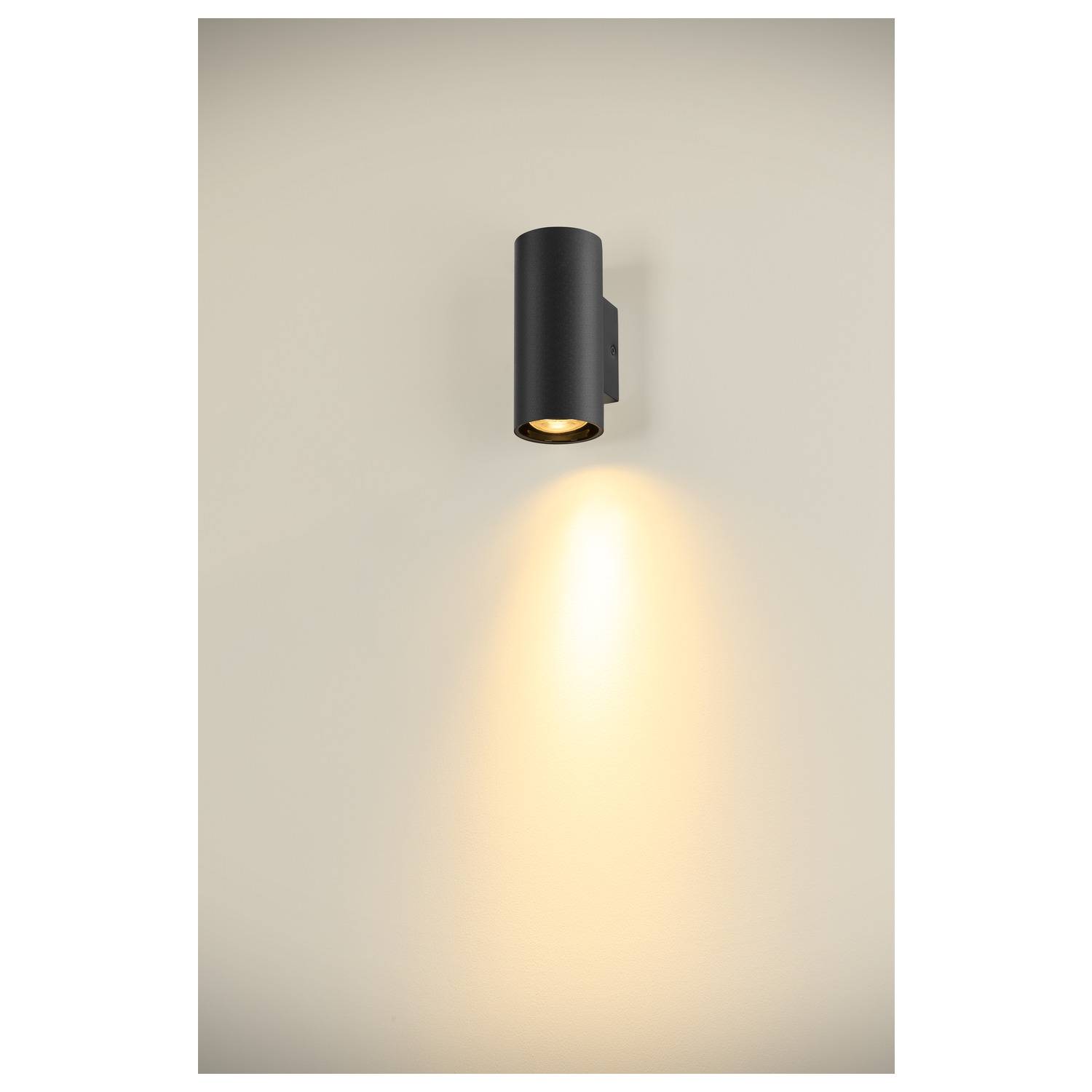 SLV ASTO TUBE 1006441 Wandleuchte GU10 10W Schwarz