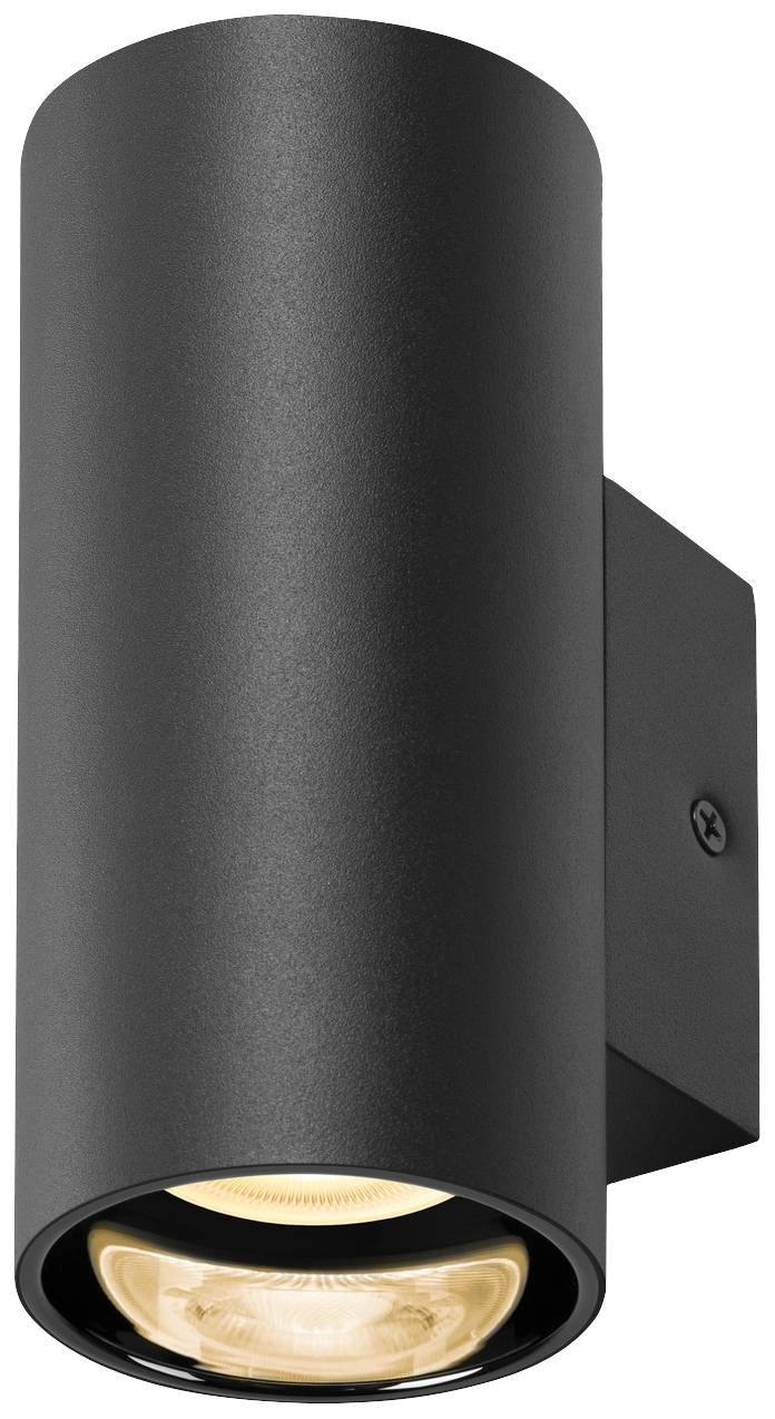 SLV ASTO TUBE 1006441 Wandleuchte GU10 10W Schwarz