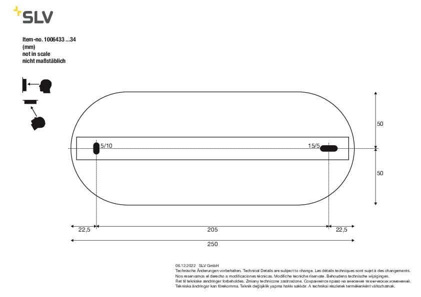 SLV ASTO TUBE 1006434 Pendelleuchte GU10 10W Weiß