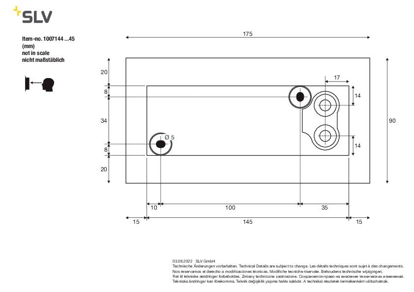 SLV OVAL 18 white 1007145 LED-Wandleuchte 9.3W LED Weiß