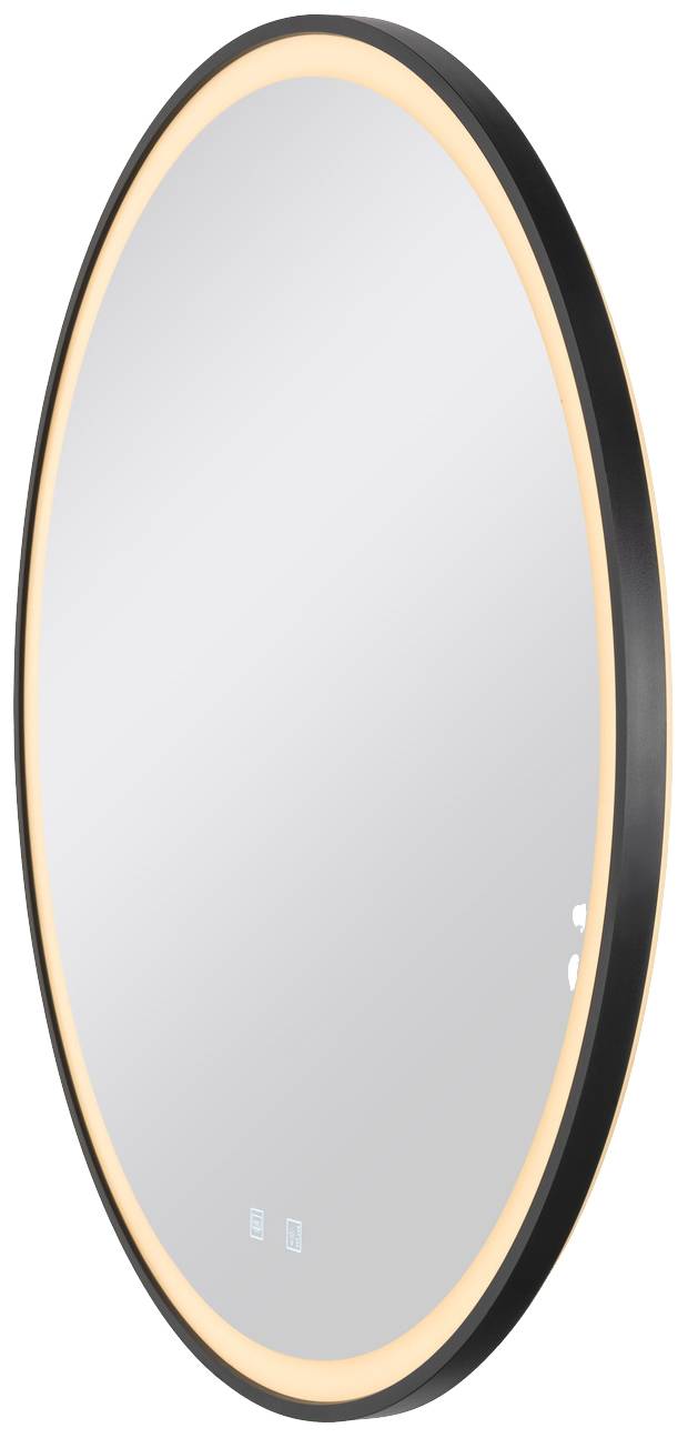 SLV TRUKKO 80 1007202 LED-Spiegelleuchte 23W Warmweiß bis Kaltweiß Chrom, Schwarz