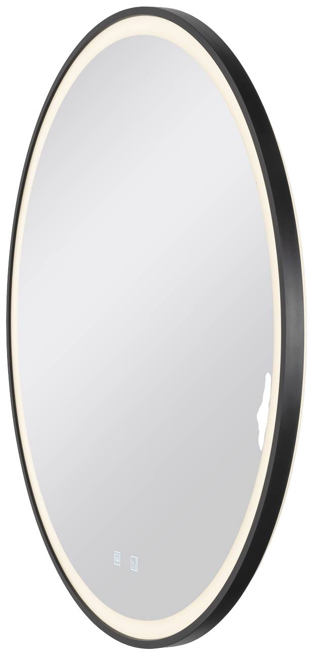 SLV TRUKKO 80 1007202 LED-Spiegelleuchte 23W Warmweiß bis Kaltweiß Chrom, Schwarz