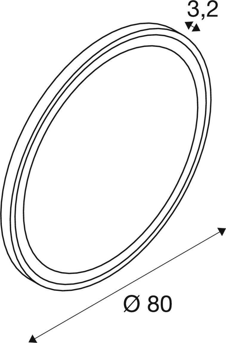 SLV TRUKKO 80 1007202 LED-Spiegelleuchte 23W Warmweiß bis Kaltweiß Chrom, Schwarz