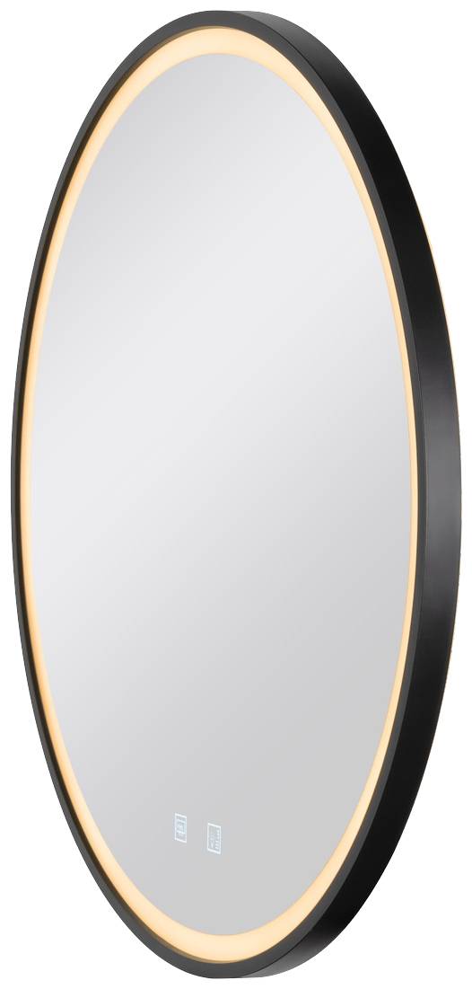 SLV TRUKKO 1007201 LED-Spiegelleuchte 25W Warmweiß bis Kaltweiß Chrom, Schwarz