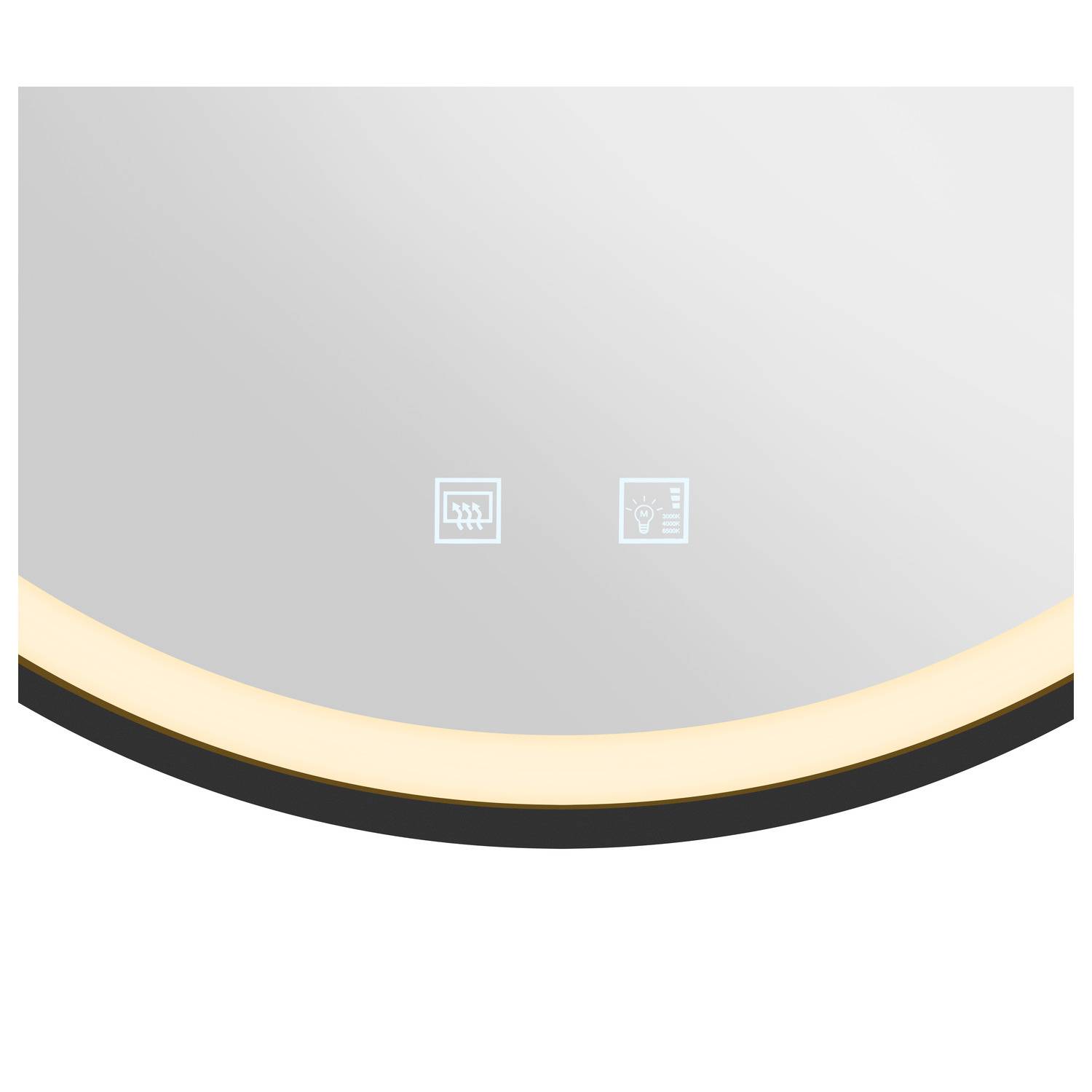 SLV TRUKKO 1007201 LED-Spiegelleuchte 25W Warmweiß bis Kaltweiß Chrom, Schwarz