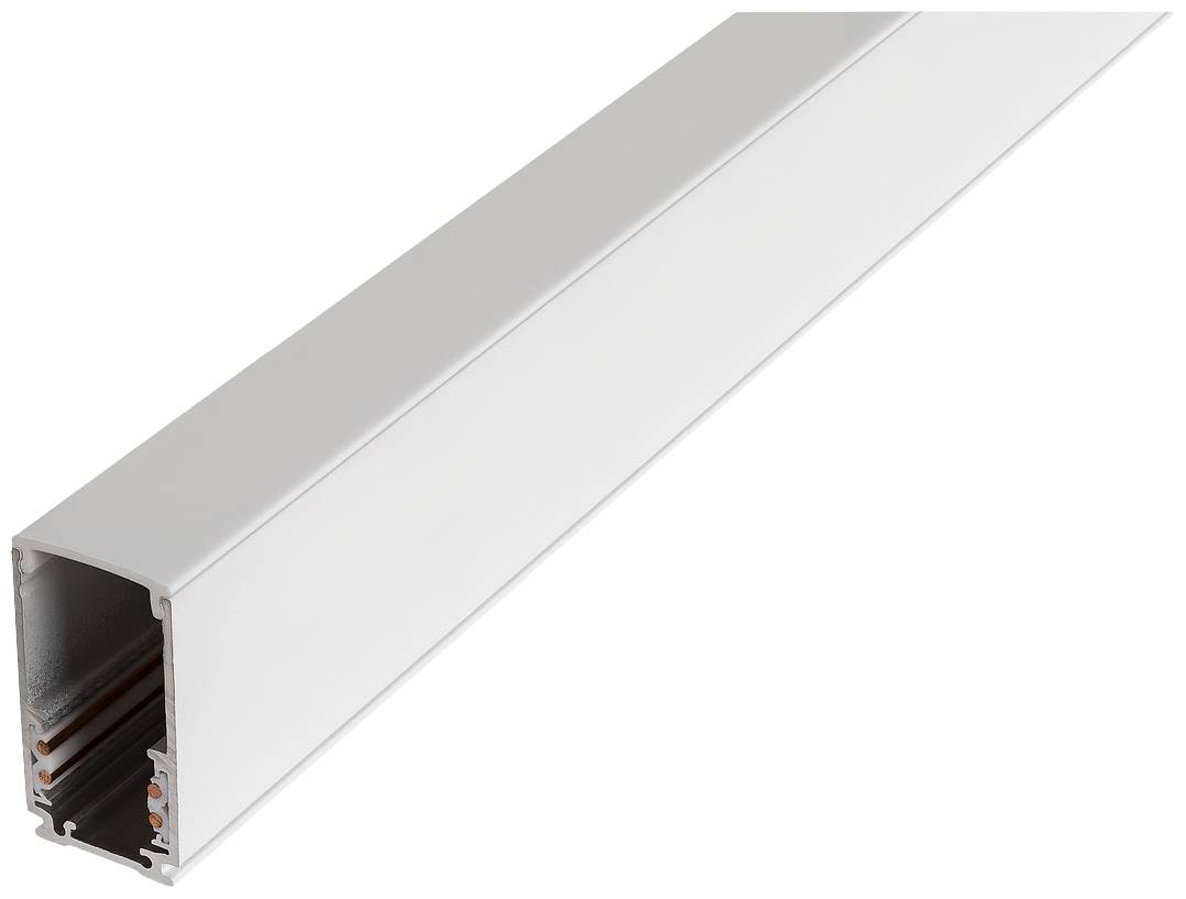 SLV Track Niedervolt-Schienensystem-Komponente Schienenabdeckung Weiß 1007189 48V TRACK Schienenabdeckung