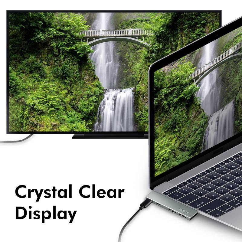 LogiLink USB-C® Dockingstation UA0399 Passend für Marke Dockingstations: Apple USB-C® Power Delivery