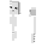 Sbs mobile USB-Ladekabel Apple Lightning Stecker, USB-A Stecker 100cm Weiß TECABLEUSBIP589W