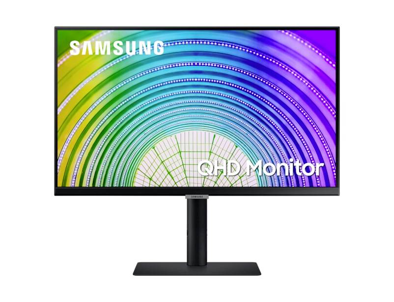 Samsung S24A600UCU LCD-Monitor EEK F (A - G) 61 cm (24 Zoll) 2560 x 1440 Pixel 16:9 5 ms DisplayPort, HDMI®, Kopfhörer (3.5 mm Klinke), USB, USB-C
