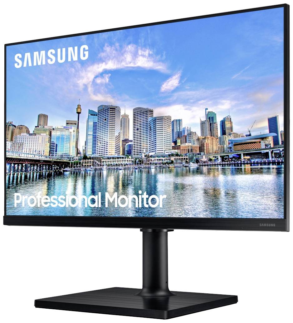 Samsung F24T450FZU LED-Monitor EEK E (A - G) 61 cm (24 Zoll) 1920 x 1080 Pixel 16:9 5 ms DisplayPort, HDMI®, Kopfhörer (3.5 mm Klinke), USB-A (USB