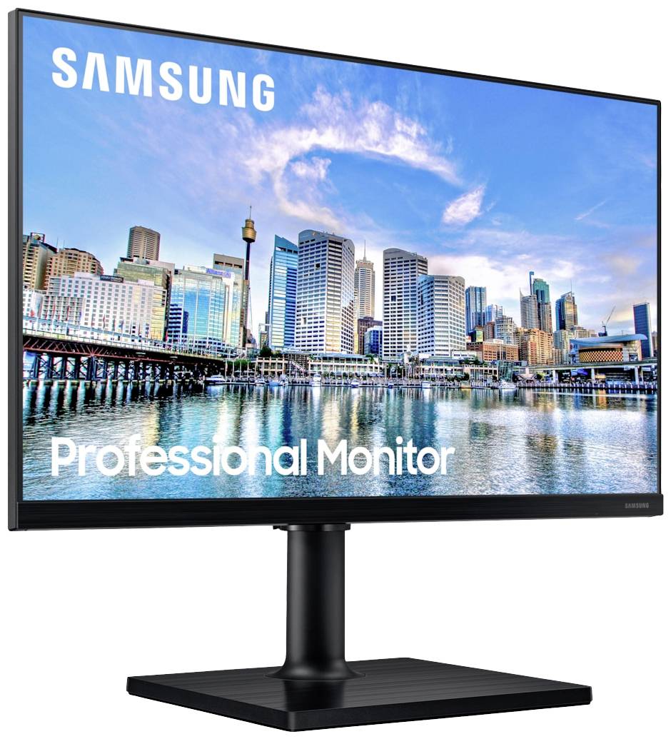 Samsung F24T450FZU LED-Monitor EEK E (A - G) 61 cm (24 Zoll) 1920 x 1080 Pixel 16:9 5 ms DisplayPort, HDMI®, Kopfhörer (3.5 mm Klinke), USB-A (USB