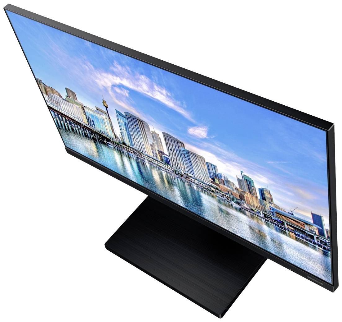 Samsung F24T450FZU LED-Monitor EEK E (A - G) 61 cm (24 Zoll) 1920 x 1080 Pixel 16:9 5 ms DisplayPort, HDMI®, Kopfhörer (3.5 mm Klinke), USB-A (USB