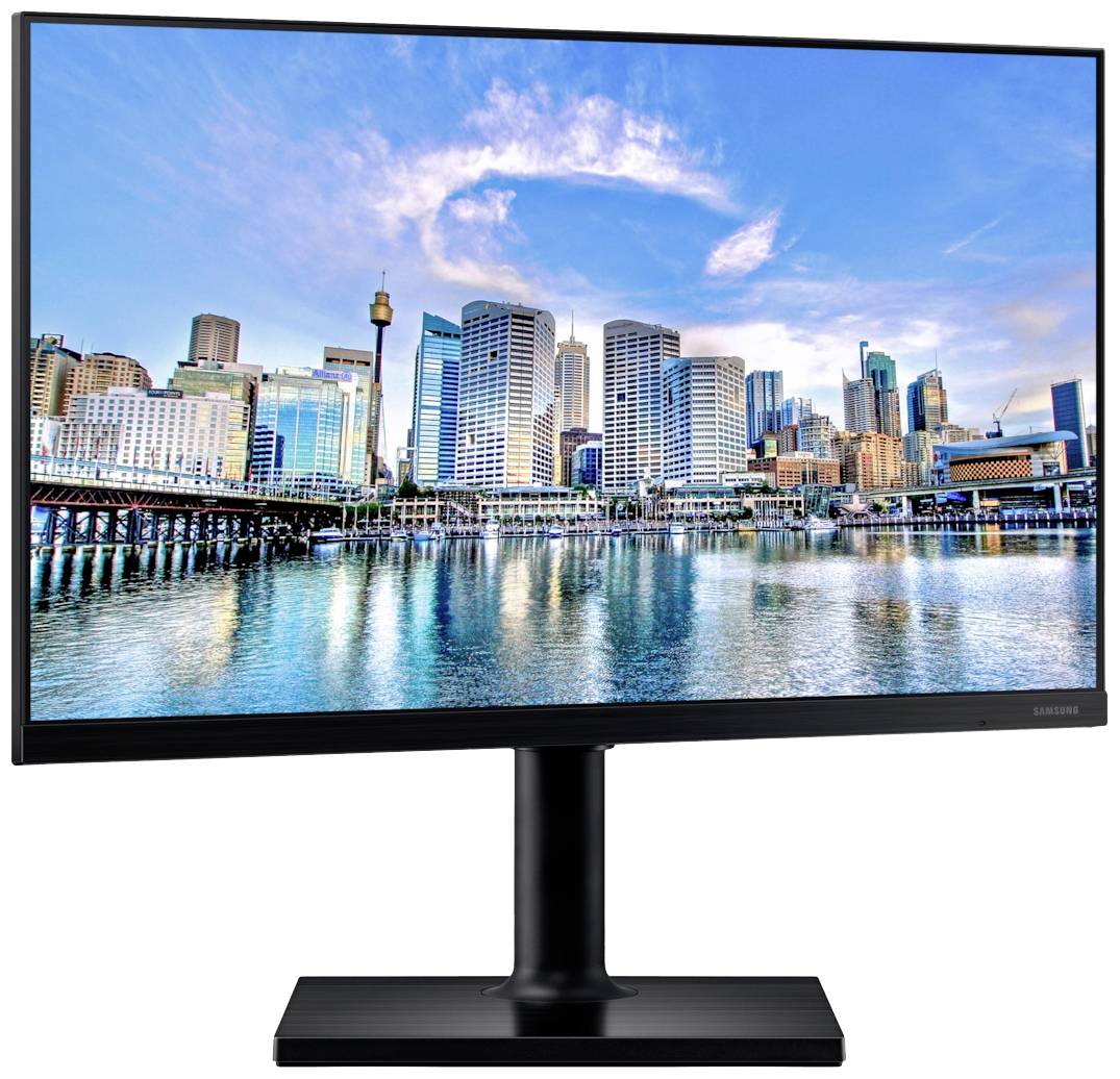 Samsung F24T450FZU LED-Monitor EEK E (A - G) 61 cm (24 Zoll) 1920 x 1080 Pixel 16:9 5 ms DisplayPort, HDMI®, Kopfhörer (3.5 mm Klinke), USB-A (USB