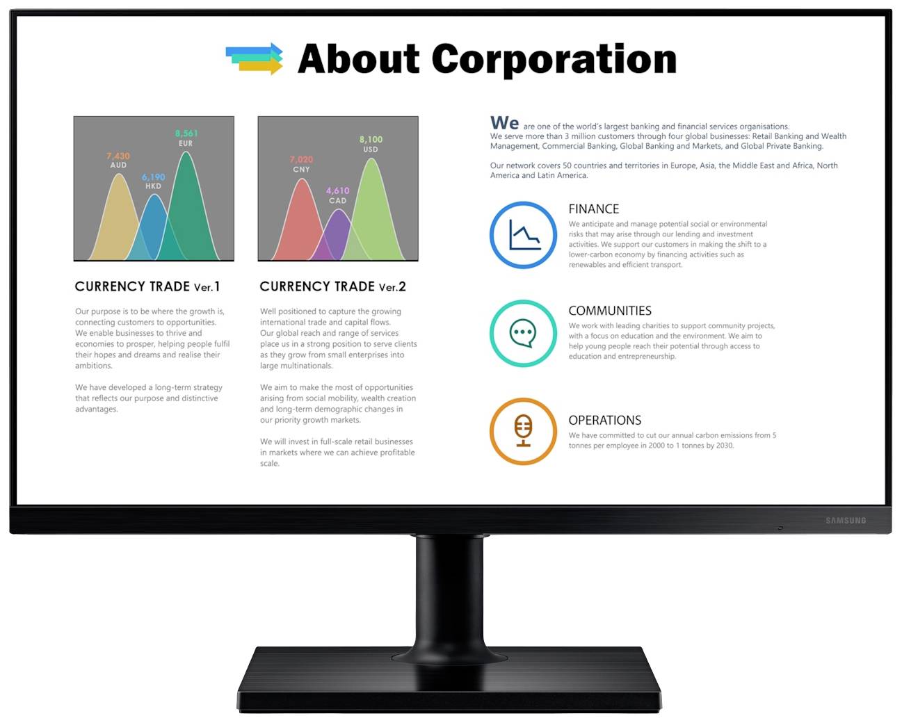Samsung F24T450FZU LED-Monitor EEK E (A - G) 61 cm (24 Zoll) 1920 x 1080 Pixel 16:9 5 ms DisplayPort, HDMI®, Kopfhörer (3.5 mm Klinke), USB-A (USB