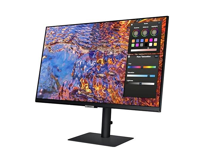 Samsung LS27B800PXU LED-Monitor EEK F (A - G) 68.6 cm (27 Zoll) 3840 x 2160 Pixel 16:9 5 ms HDMI®, DisplayPort, USB-A (USB 3.2 Gen 1), USB-C®, RJ45