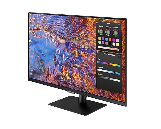 Samsung LS27B800PXU LED-Monitor EEK F (A - G) 68.6 cm (27 Zoll) 3840 x 2160 Pixel 16:9 5 ms HDMI®, DisplayPort, USB-A (USB 3.2 Gen 1), USB-C®, RJ45