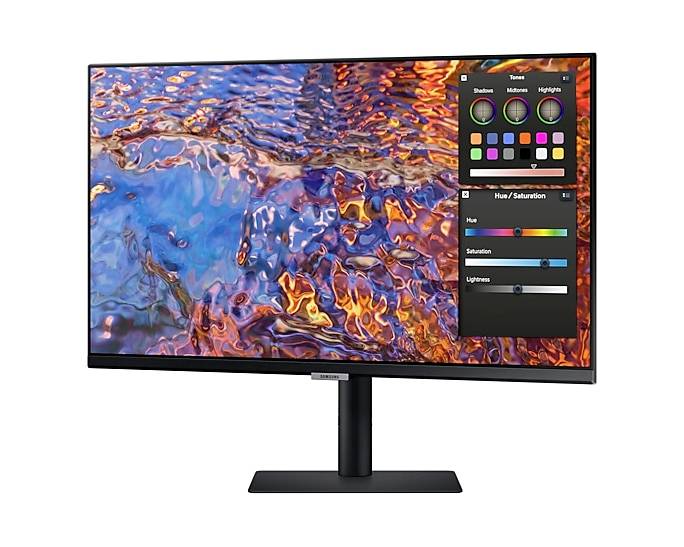 Samsung LS27B800PXU LED-Monitor EEK F (A - G) 68.6 cm (27 Zoll) 3840 x 2160 Pixel 16:9 5 ms HDMI®, DisplayPort, USB-A (USB 3.2 Gen 1), USB-C®, RJ45