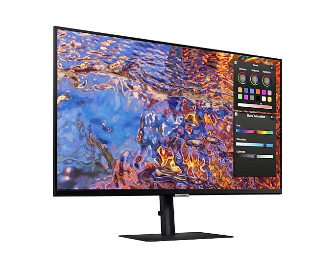 Samsung ViewFinity S8 S32B800PXU LED-Monitor EEK G (A - G) 81.3 cm (32 Zoll) 3840 x 2160 Pixel 16:9 5 ms DisplayPort, Kopfhörer (3.5 mm Klinke), HDM