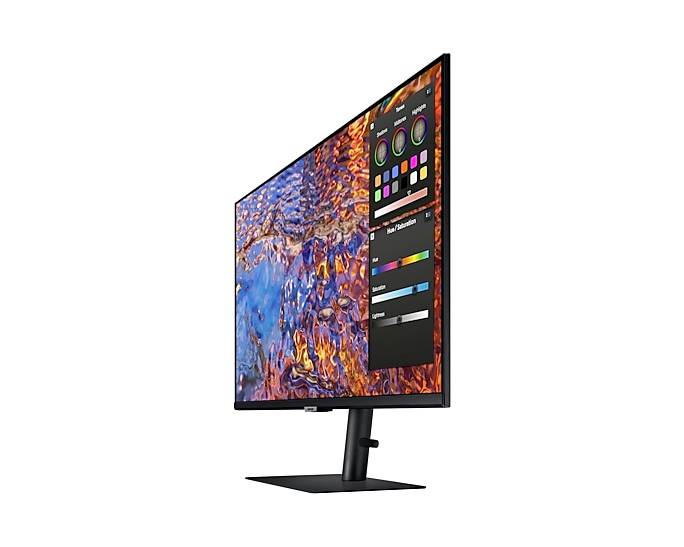 Samsung ViewFinity S8 S32B800PXU LED-Monitor EEK G (A - G) 81.3 cm (32 Zoll) 3840 x 2160 Pixel 16:9 5 ms DisplayPort, Kopfhörer (3.5 mm Klinke), HDM