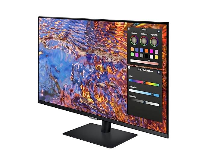 Samsung ViewFinity S8 S32B800PXU LED-Monitor EEK G (A - G) 81.3 cm (32 Zoll) 3840 x 2160 Pixel 16:9 5 ms DisplayPort, Kopfhörer (3.5 mm Klinke), HDM