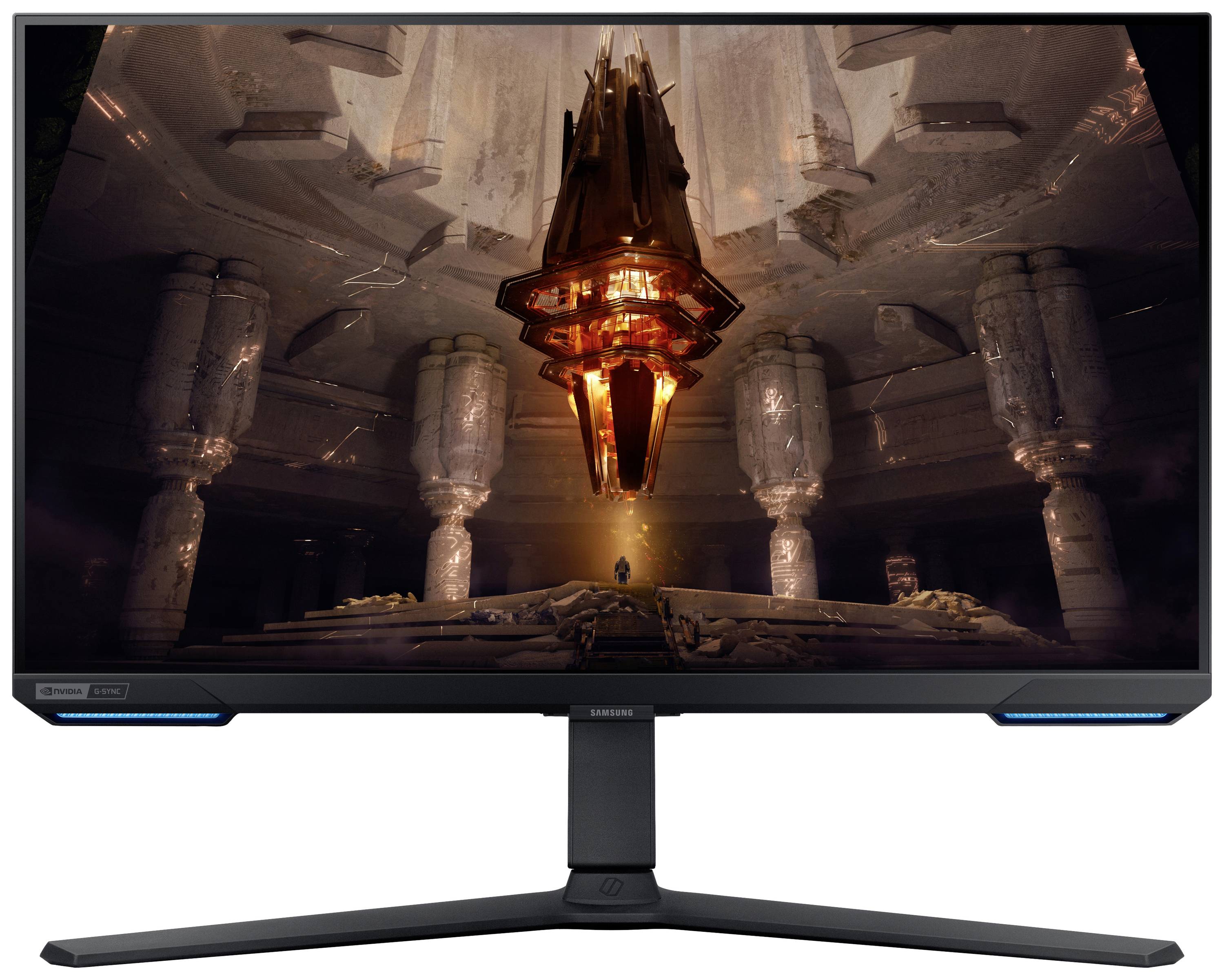 Samsung Odyssey G7 S28BG700EP LED-Monitor EEK F (A - G) 71.1 cm (28 Zoll) 3840 x 2160 Pixel 16:9 1 ms HDMI®, DisplayPort, USB-A (USB 3.2 Gen 1), USB