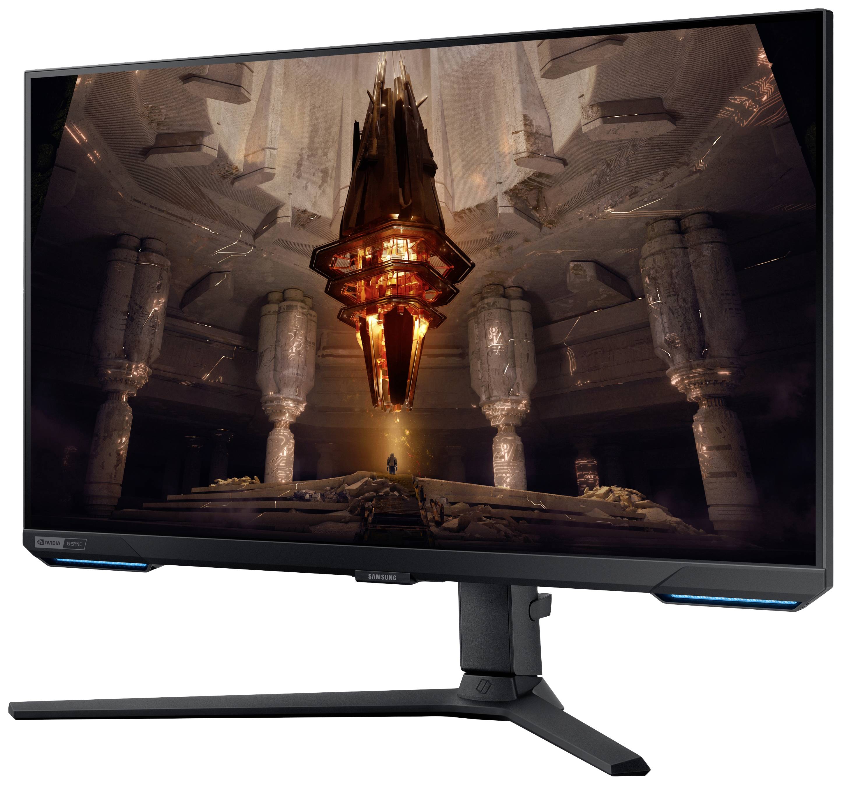 Samsung Odyssey G7 S28BG700EP LED-Monitor EEK F (A - G) 71.1 cm (28 Zoll) 3840 x 2160 Pixel 16:9 1 ms HDMI®, DisplayPort, USB-A (USB 3.2 Gen 1), USB