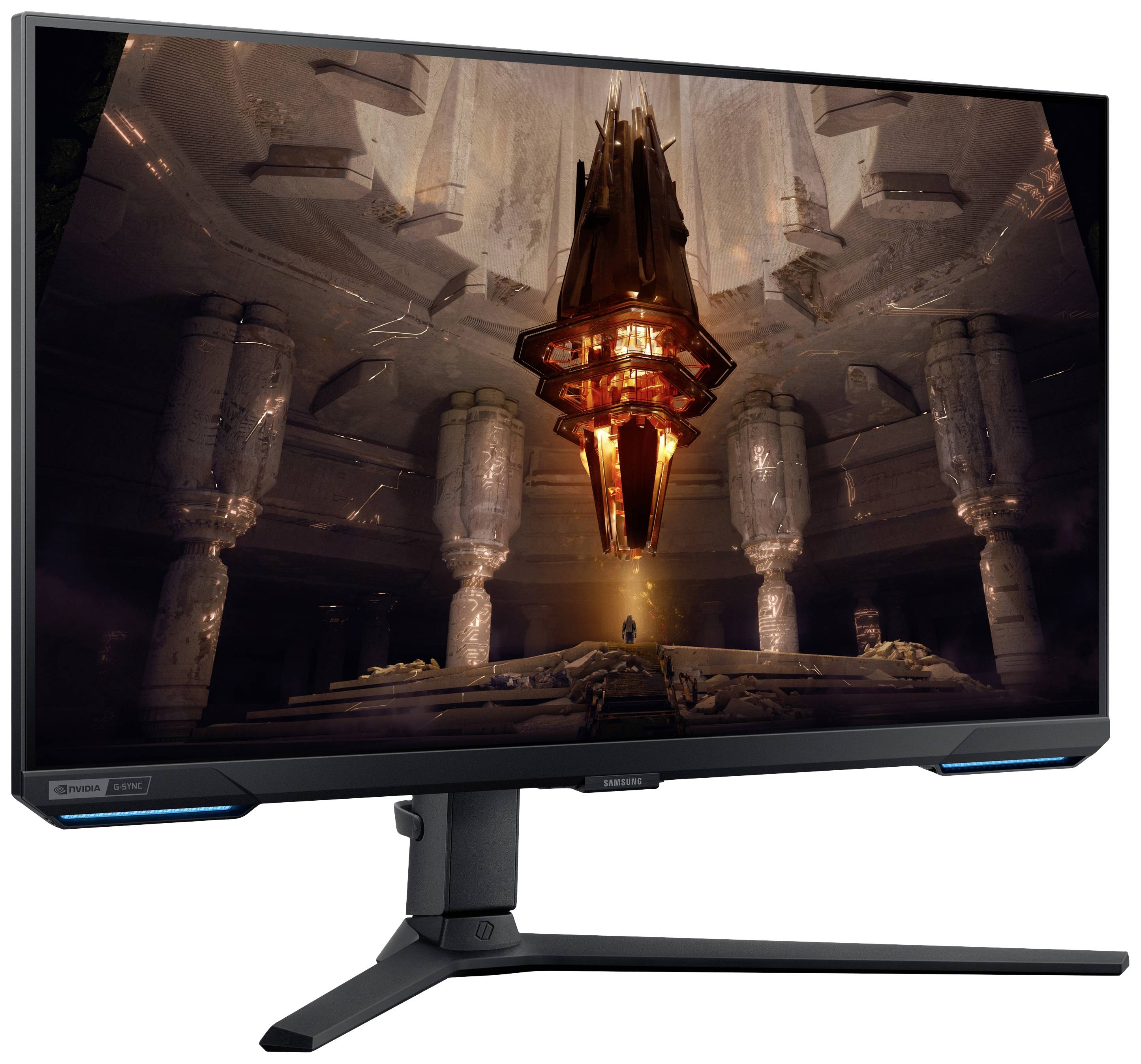Samsung Odyssey G7 S28BG700EP LED-Monitor EEK F (A - G) 71.1 cm (28 Zoll) 3840 x 2160 Pixel 16:9 1 ms HDMI®, DisplayPort, USB-A (USB 3.2 Gen 1), USB