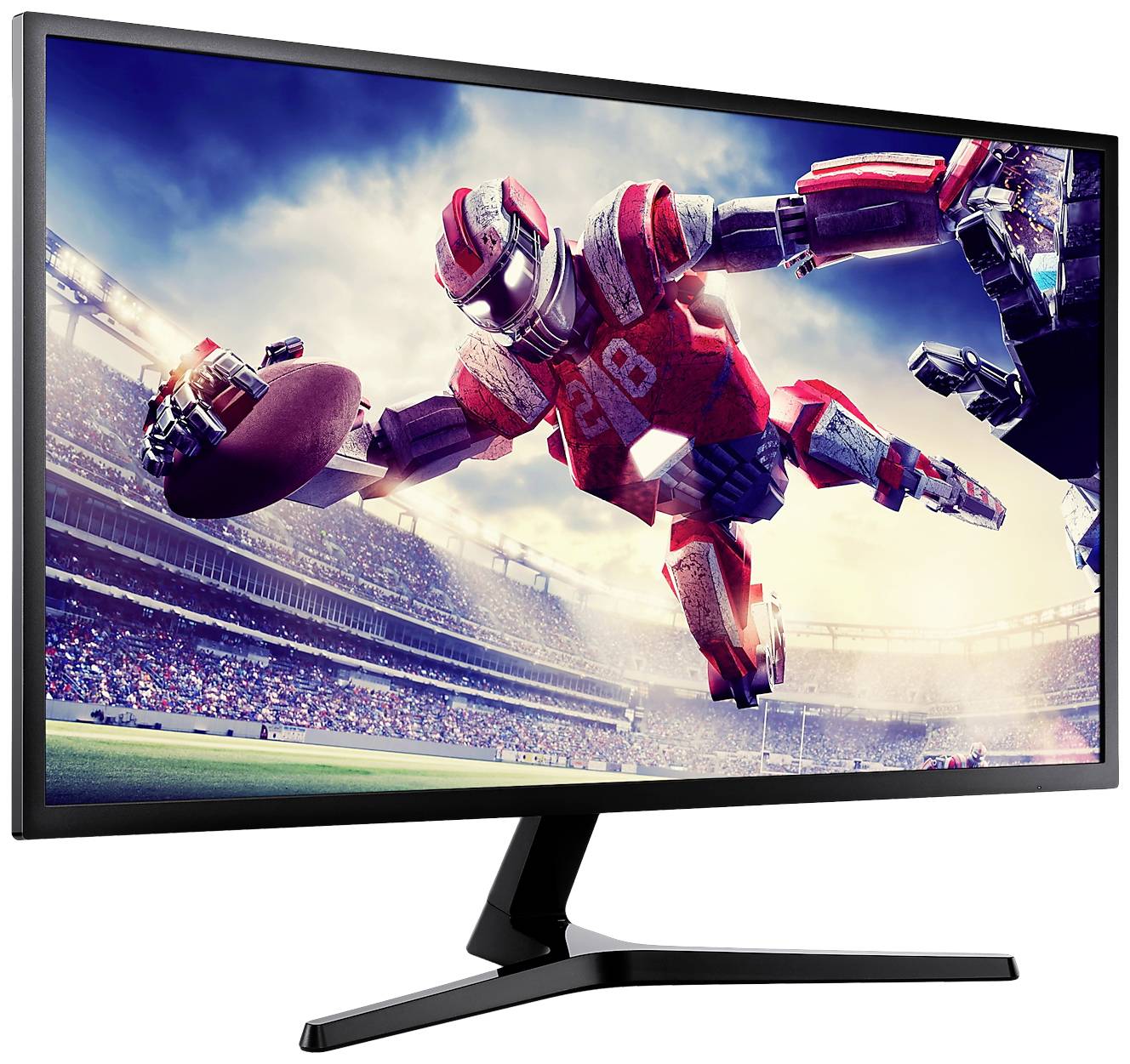 Samsung U32J590UQP LED-Monitor EEK F (A - G) 81.3 cm (32 Zoll) 3840 x 2160 Pixel 16:9 4 ms DisplayPort, HDMI®, Kopfhörer (3.5 mm Klinke) VA LCD