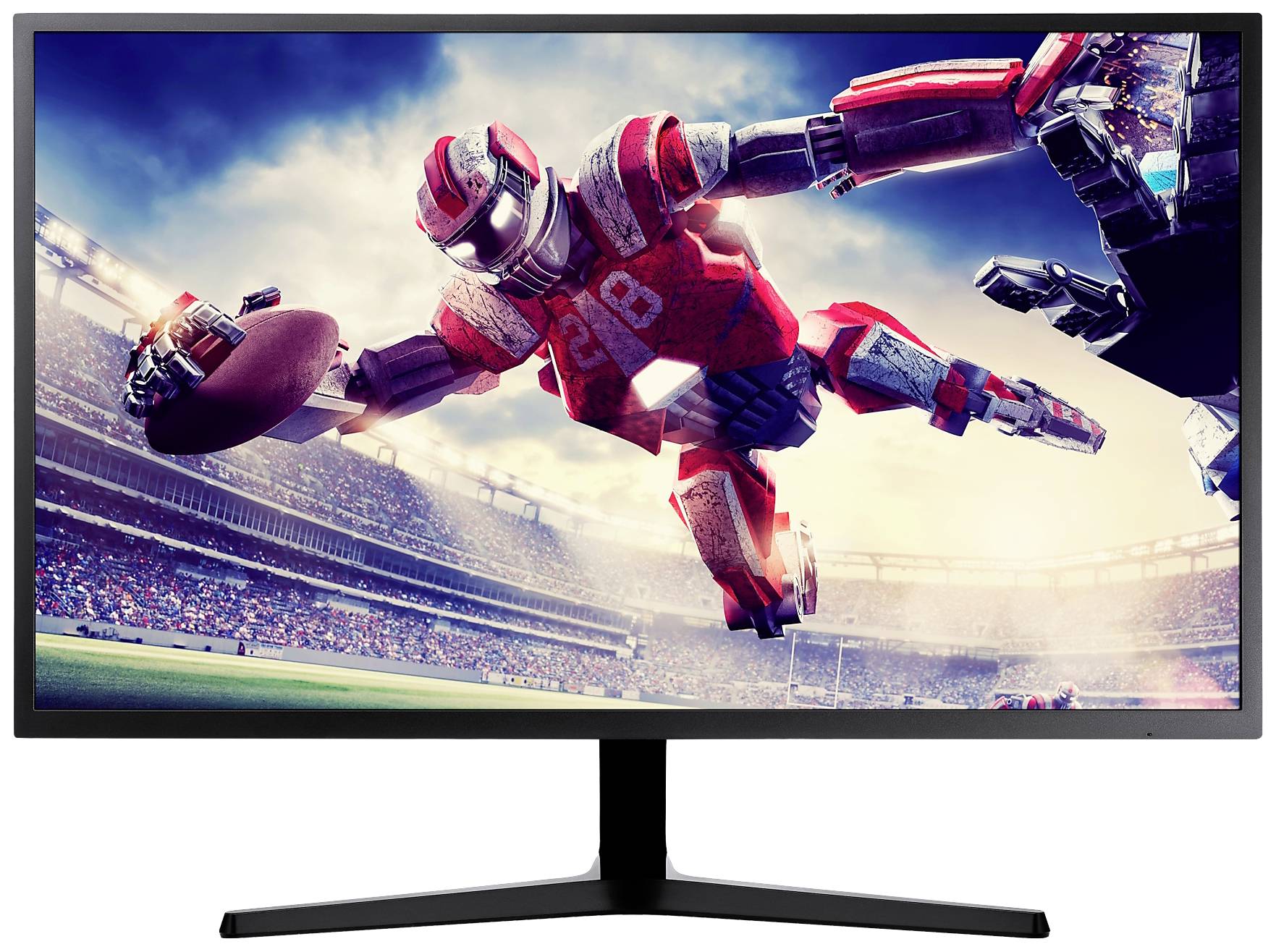 Samsung U32J590UQP LED-Monitor EEK F (A - G) 81.3 cm (32 Zoll) 3840 x 2160 Pixel 16:9 4 ms DisplayPort, HDMI®, Kopfhörer (3.5 mm Klinke) VA LCD