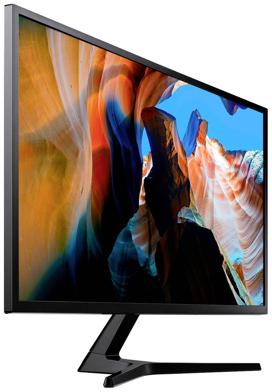 Samsung U32J590UQP LED-Monitor EEK F (A - G) 81.3 cm (32 Zoll) 3840 x 2160 Pixel 16:9 4 ms DisplayPort, HDMI®, Kopfhörer (3.5 mm Klinke) VA LCD