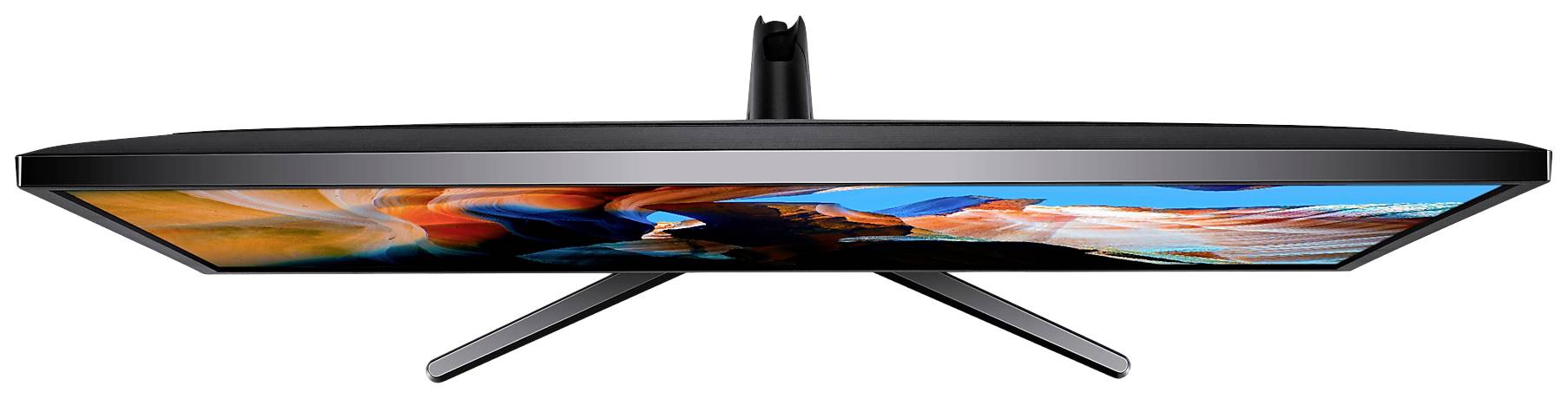 Samsung U32J590UQP LED-Monitor EEK F (A - G) 81.3 cm (32 Zoll) 3840 x 2160 Pixel 16:9 4 ms DisplayPort, HDMI®, Kopfhörer (3.5 mm Klinke) VA LCD