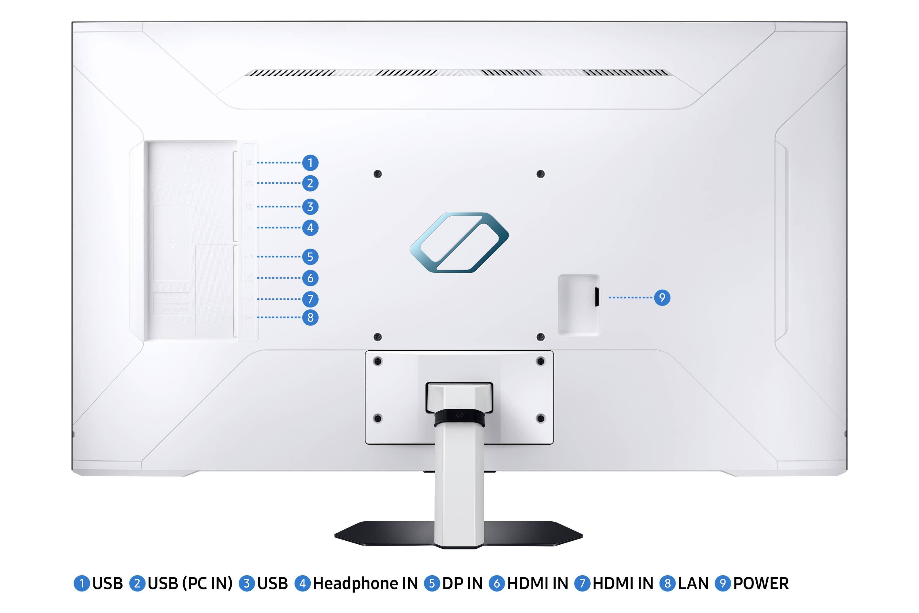 Samsung Odyssey Neo G7 S43CG700NU LED-Monitor EEK G (A - G) 109.2 cm (43 Zoll) 3840 x 2160 Pixel 16:9 1 ms DisplayPort, HDMI®, USB-A (USB 3.2 Gen 1)