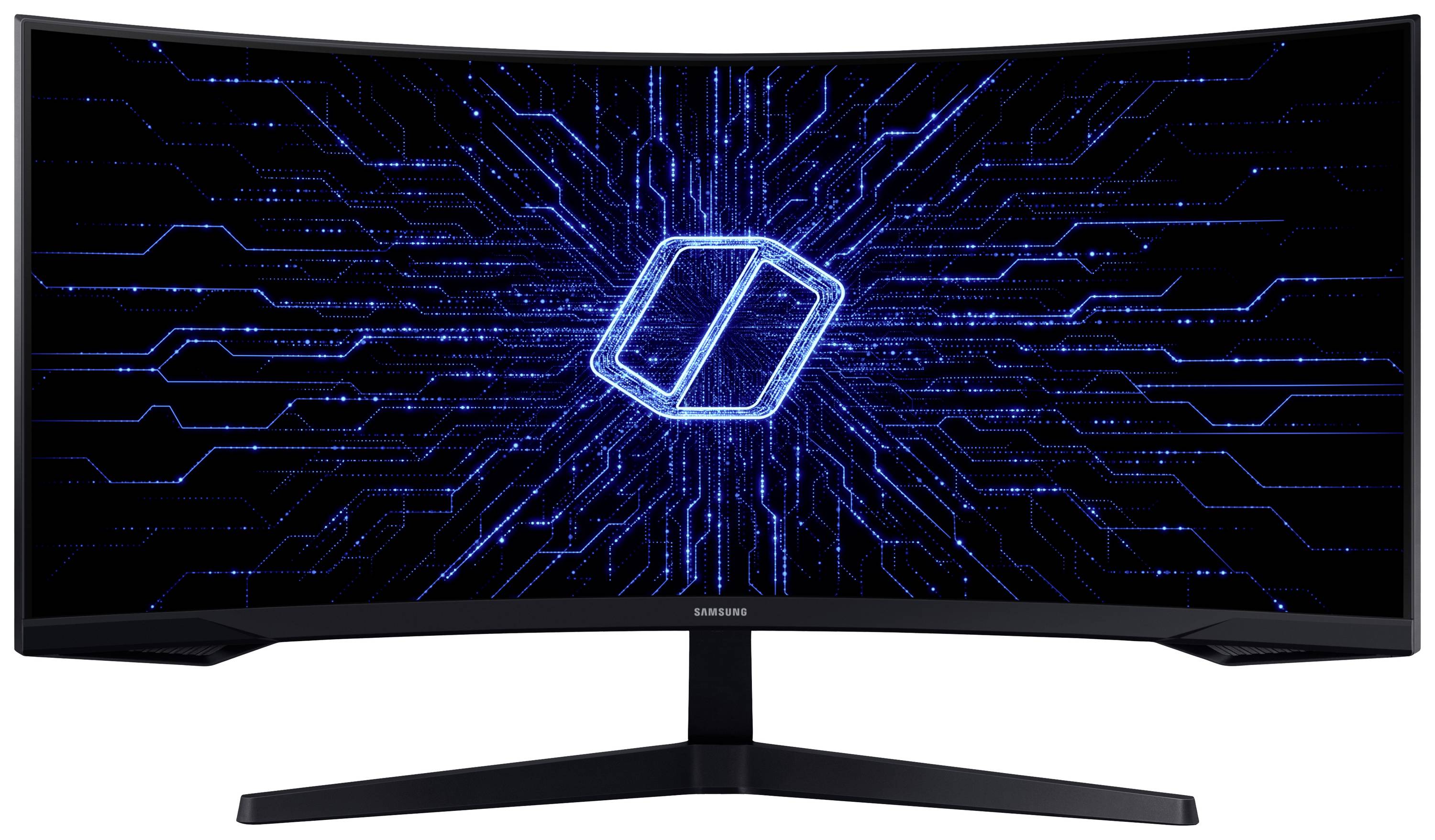 Samsung Odyssey G5 C34G55TWWP LED-Monitor EEK G (A - G) 86.4 cm (34 Zoll) 3440 x 1440 Pixel 21:9 1 ms DisplayPort, HDMI®, Kopfhörer (3.5 mm Klinke)